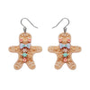 Santa's Snack Drop Earrings  -  Erstwilder  -  Quirky Resin and Enamel Accessories