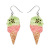 La Dolce Vita Gelato Drop Earrings  -  Erstwilder  -  Quirky Resin and Enamel Accessories