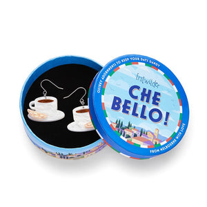 Buongiorno Drop Earrings  -  Erstwilder  -  Quirky Resin and Enamel Accessories