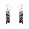 Halloween Hang-up Bat Drop Earrings