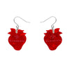 Darling Strawberry Drop Earrings  -  Erstwilder  -  Quirky Resin and Enamel Accessories