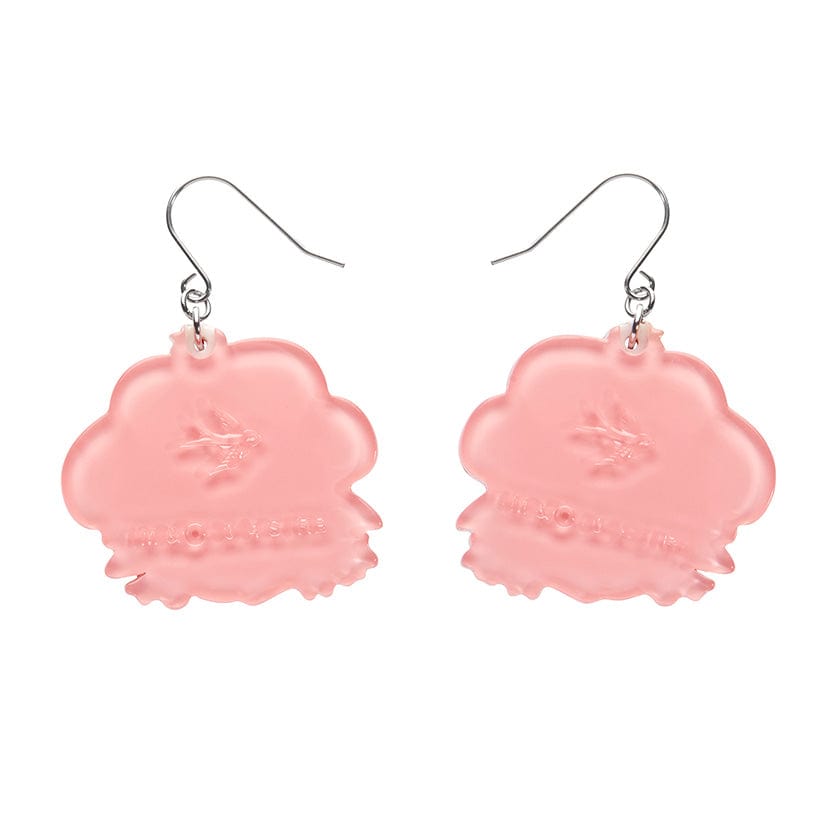 Big Adorable Strawberry Smile Drop Earrings  -  Erstwilder  -  Quirky Resin and Enamel Accessories