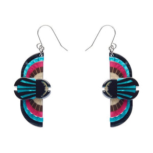 Regal Intrigue Drop Earrings  -  Erstwilder  -  Quirky Resin and Enamel Accessories