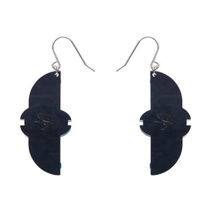 Regal Intrigue Drop Earrings  -  Erstwilder  -  Quirky Resin and Enamel Accessories