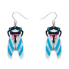 Deco Cicada Drop Earrings  -  Erstwilder  -  Quirky Resin and Enamel Accessories