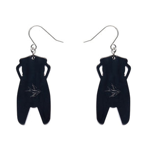Deco Cicada Drop Earrings  -  Erstwilder  -  Quirky Resin and Enamel Accessories