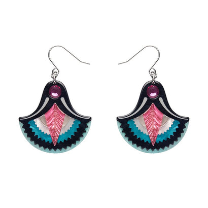 Whispers of the Nile Drop Earrings  -  Erstwilder  -  Quirky Resin and Enamel Accessories