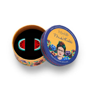 Viva la Vida Watermelons Stud Earrings  -  Erstwilder  -  Quirky Resin and Enamel Accessories