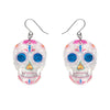 Dia De Los Muertos Drop Earrings  -  Erstwilder  -  Quirky Resin and Enamel Accessories