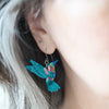 Frida's Hummingbird Drop Earrings