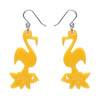 Let's Flamingle Drop Earrings  -  Erstwilder  -  Quirky Resin and Enamel Accessories