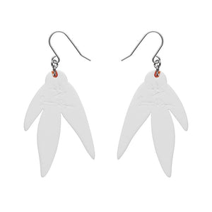 Gainful Gum Leaves Drop Earrings  -  Erstwilder  -  Quirky Resin and Enamel Accessories
