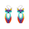 Varuka Fox Drop Earrings  -  Erstwilder  -  Quirky Resin and Enamel Accessories