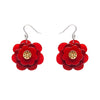 Rosalita's Garden Drop Earrings  -  Erstwilder  -  Quirky Resin and Enamel Accessories