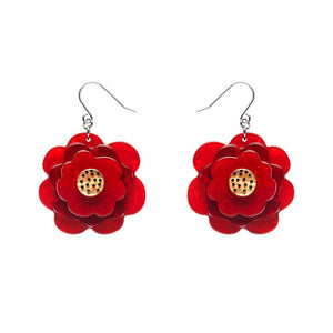 Rosalita's Garden Drop Earrings  -  Erstwilder  -  Quirky Resin and Enamel Accessories