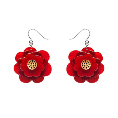 Rosalita's Garden Drop Earrings  -  Erstwilder  -  Quirky Resin and Enamel Accessories