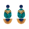 Secret Scarab Drop Earrings