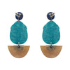 Secret Scarab Drop Earrings  -  Erstwilder  -  Quirky Resin and Enamel Accessories