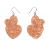 Lolly Heart Cookies Drop Earrings  -  Erstwilder  -  Quirky Resin and Enamel Accessories