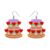 Vintage Dreams Showstopper Cake Drop Earrings  -  Erstwilder  -  Quirky Resin and Enamel Accessories