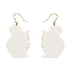 Cheeky Squirrel Drop Earrings  -  Erstwilder  -  Quirky Resin and Enamel Accessories