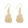 Guitar Blues Enamel Drop Earrings  -  Erstwilder  -  Quirky Resin and Enamel Accessories