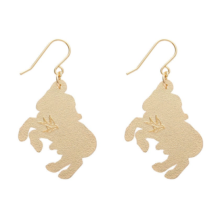 Princely Steed Enamel Drop Earrings  -  Erstwilder  -  Quirky Resin and Enamel Accessories