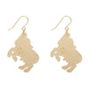 Princely Steed Enamel Drop Earrings