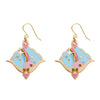 Cupid's Aim Enamel Drop Earrings  -  Erstwilder  -  Quirky Resin and Enamel Accessories