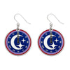 Timely Tale Enamel Drop Earrings  -  Erstwilder  -  Quirky Resin and Enamel Accessories