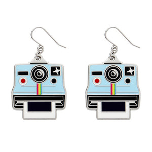 Picture of Us Enamel Drop Earrings  -  Erstwilder  -  Quirky Resin and Enamel Accessories