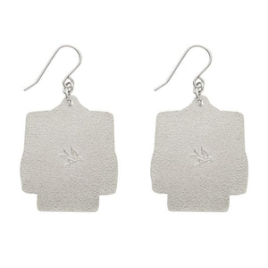 Picture of Us Enamel Drop Earrings  -  Erstwilder  -  Quirky Resin and Enamel Accessories