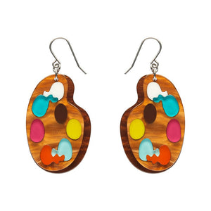 In Living Colour Drop Earrings  -  Erstwilder  -  Quirky Resin and Enamel Accessories