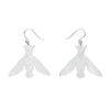 Glimmer the Hawk Moth Drop Earrings  -  Erstwilder  -  Quirky Resin and Enamel Accessories