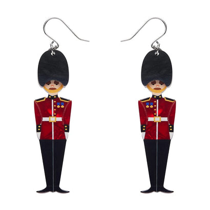 Changing of the Guard Drop Earrings  -  Erstwilder  -  Quirky Resin and Enamel Accessories