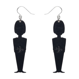 Changing of the Guard Drop Earrings  -  Erstwilder  -  Quirky Resin and Enamel Accessories