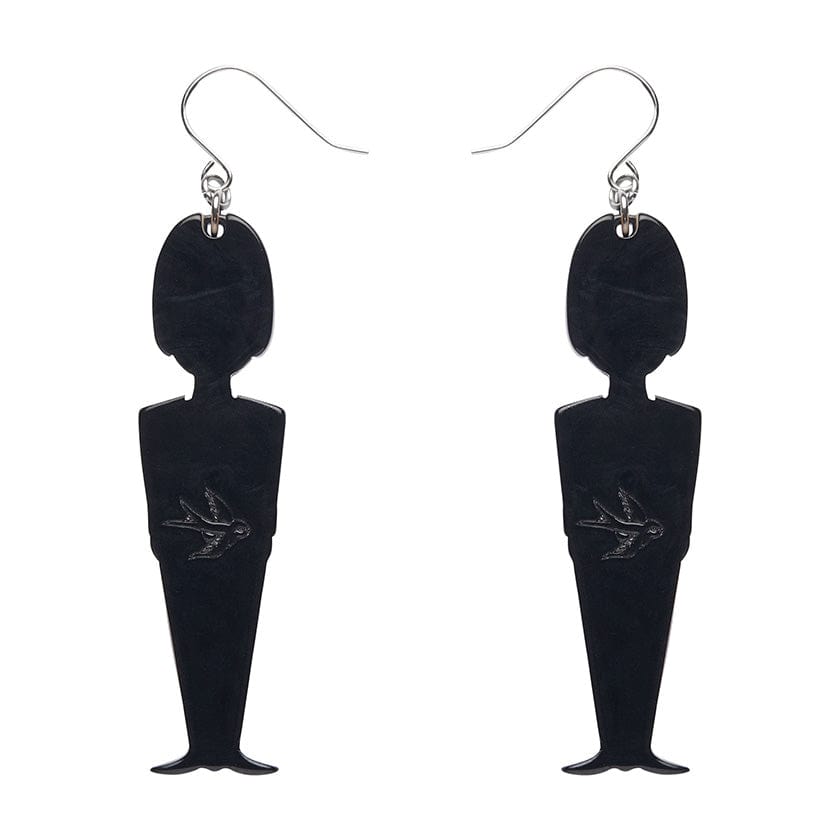 Changing of the Guard Drop Earrings  -  Erstwilder  -  Quirky Resin and Enamel Accessories