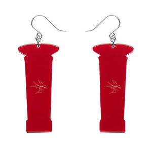 First Class Mail Drop Earrings  -  Erstwilder  -  Quirky Resin and Enamel Accessories