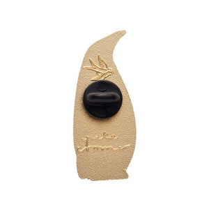 The Emboldened Emperor Penguin Enamel Pin  -  Erstwilder  -  Quirky Resin and Enamel Accessories