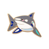 The Guileless Great White Shark Enamel Pin
