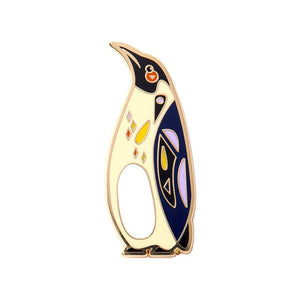 The Emboldened Emperor Penguin Enamel Pin  -  Erstwilder  -  Quirky Resin and Enamel Accessories