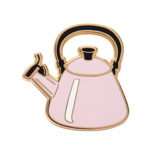 Whistle While We Work Enamel Pin  -  Erstwilder  -  Quirky Resin and Enamel Accessories