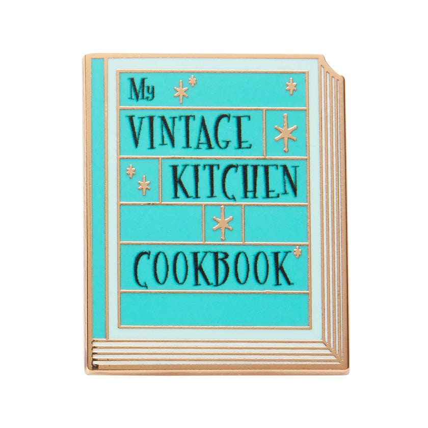 Recipes for Success Enamel Pin  -  Erstwilder  -  Quirky Resin and Enamel Accessories