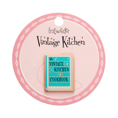 Recipes for Success Enamel Pin  -  Erstwilder  -  Quirky Resin and Enamel Accessories