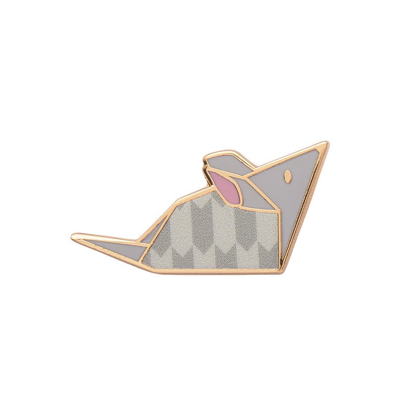 This Little Mouse Enamel Pin  -  Erstwilder  -  Quirky Resin and Enamel Accessories
