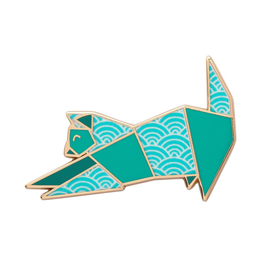 Kitty Cat, Kitty Cat Enamel Pin  -  Erstwilder  -  Quirky Resin and Enamel Accessories