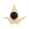The Fortunate Crane Enamel Pin  -  Erstwilder  -  Quirky Resin and Enamel Accessories
