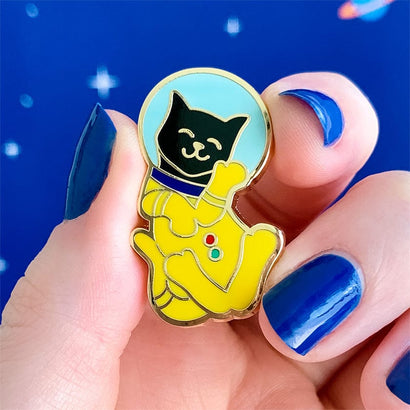 Major Tomcat Enamel Pin  -  Erstwilder  -  Quirky Resin and Enamel Accessories