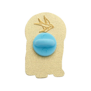 Interplanetary Pug Enamel Pin  -  Erstwilder  -  Quirky Resin and Enamel Accessories