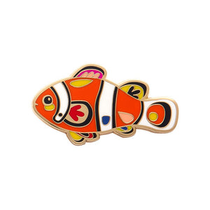 The Charismatic Clownfish Enamel Pin  -  Erstwilder  -  Quirky Resin and Enamel Accessories